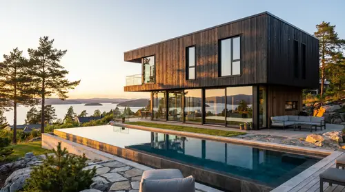 Modern Two-Story Villa in Drøbak, Norway