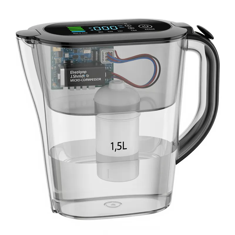 Futuristic Water Pitcher Filter – 3 Liter Capacity
