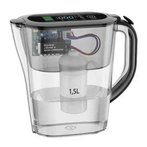 Futuristic Water Pitcher Filter – 3 Liter Capacity