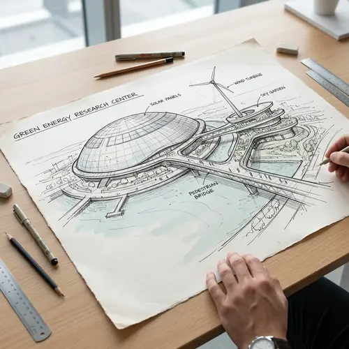 Sketch Design for Presentation Page