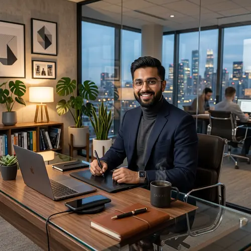 Smart & Stylish Workspace of Saikat