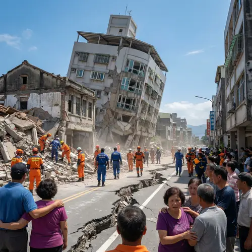 Taiwan Earthquake Aftermath: Rescue Teams & Hope Amid Chaos