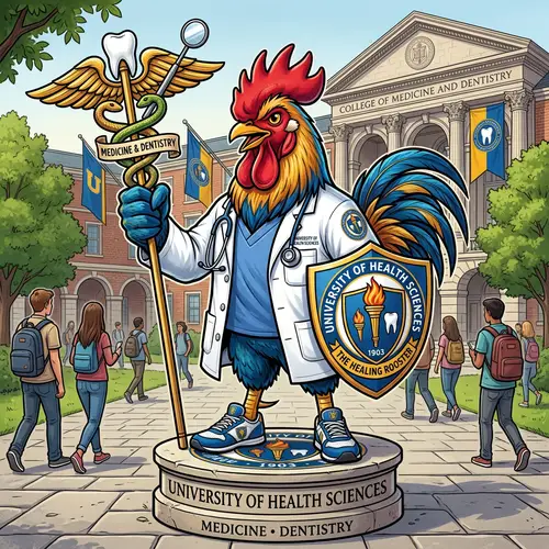 University Mascot: Gallo for Medicine & Dentistry