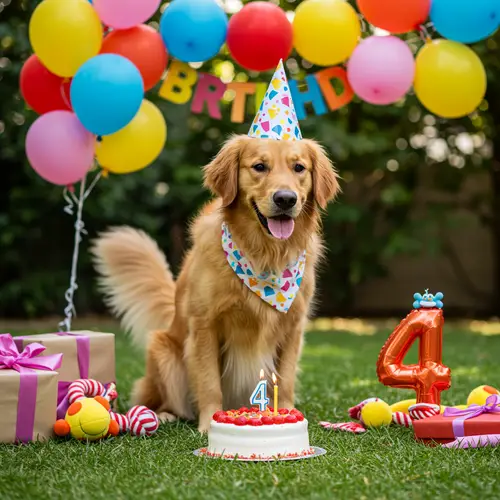 Celebrate Your Pet's 4th Birthday in Style