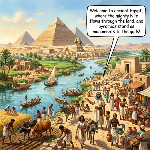 Explore Ancient Egypt: Pyramids & The Nile River