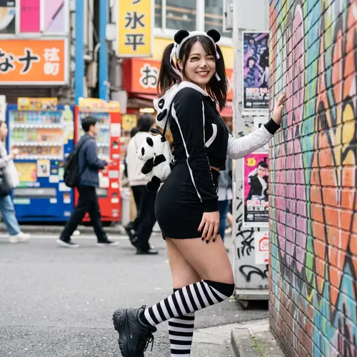 Panda Girl: Exotic and Sexy Designs