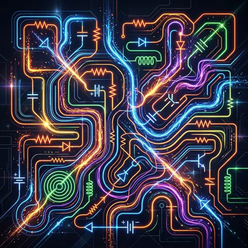 Electric Circuits: Abstract Art Explored