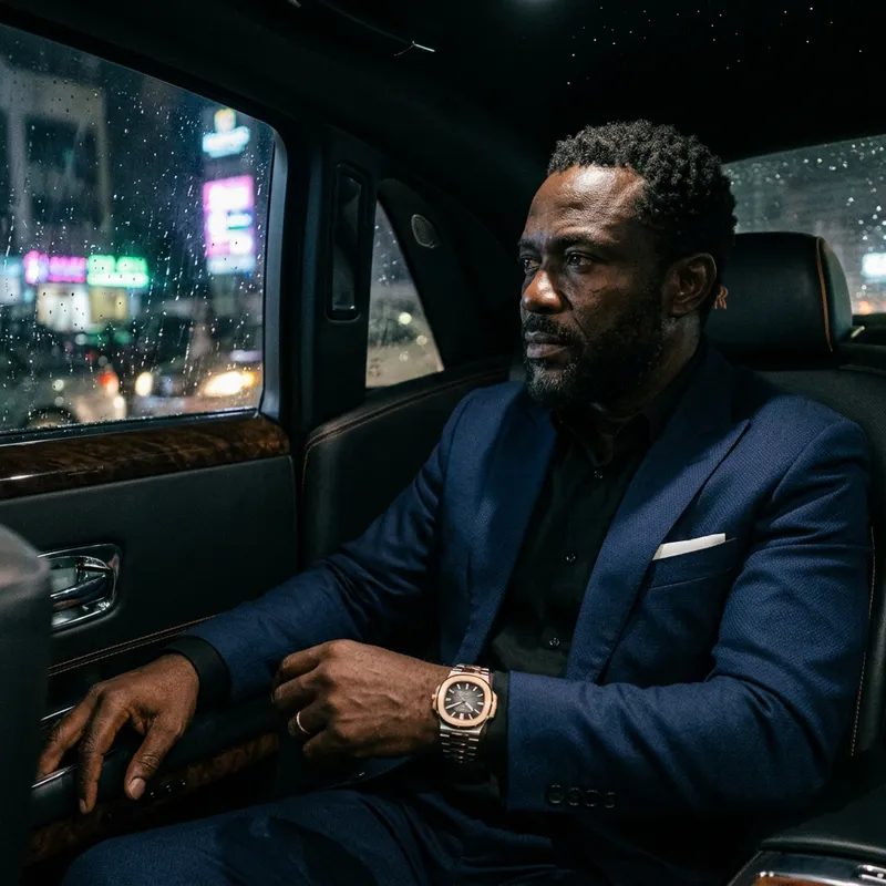 Nigerian Billionaire in Moody Lighting