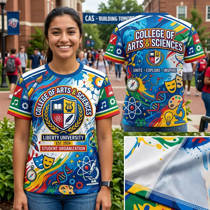 College of Arts and Sciences | Custom Full Sublimation Shirt Design