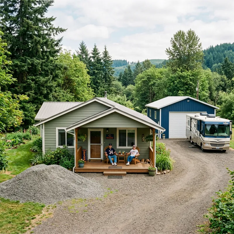 Tranquil Oregon Country House with Chicago Bears Fans