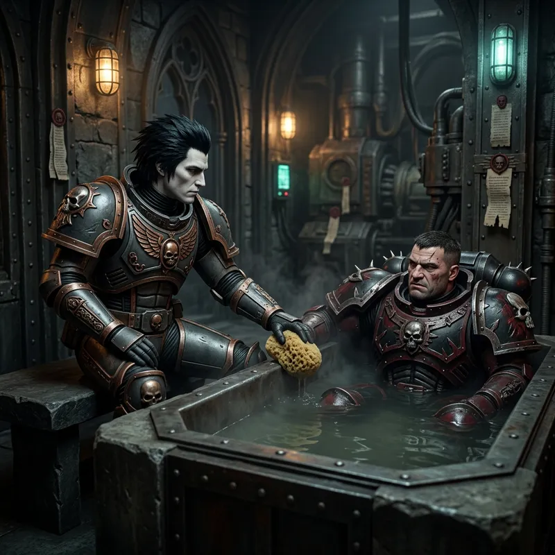 Primarch Corvus Corax Cleanses Night Lords' Konrad Kurze