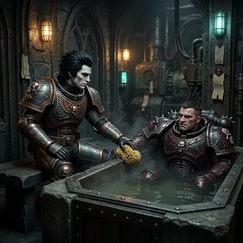 Primarch Corvus Corax Cleanses Night Lords' Konrad Kurze