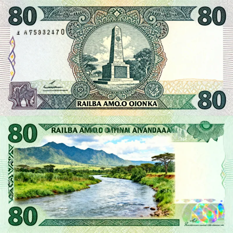 Raila Odinga Currency Note Design - Kenya 80 Raila Odinga Currency Note Design - Kenya 80