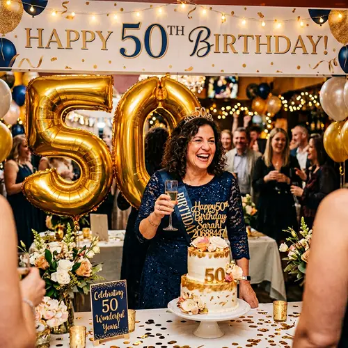 Happy 50th Birthday Celebration Ideas