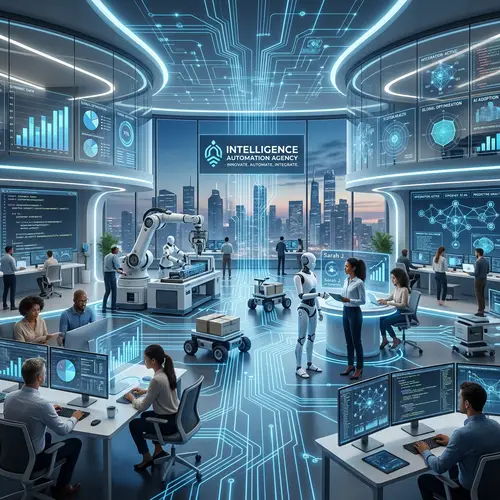 Artificial Intelligence Automation Agency Visual Representation