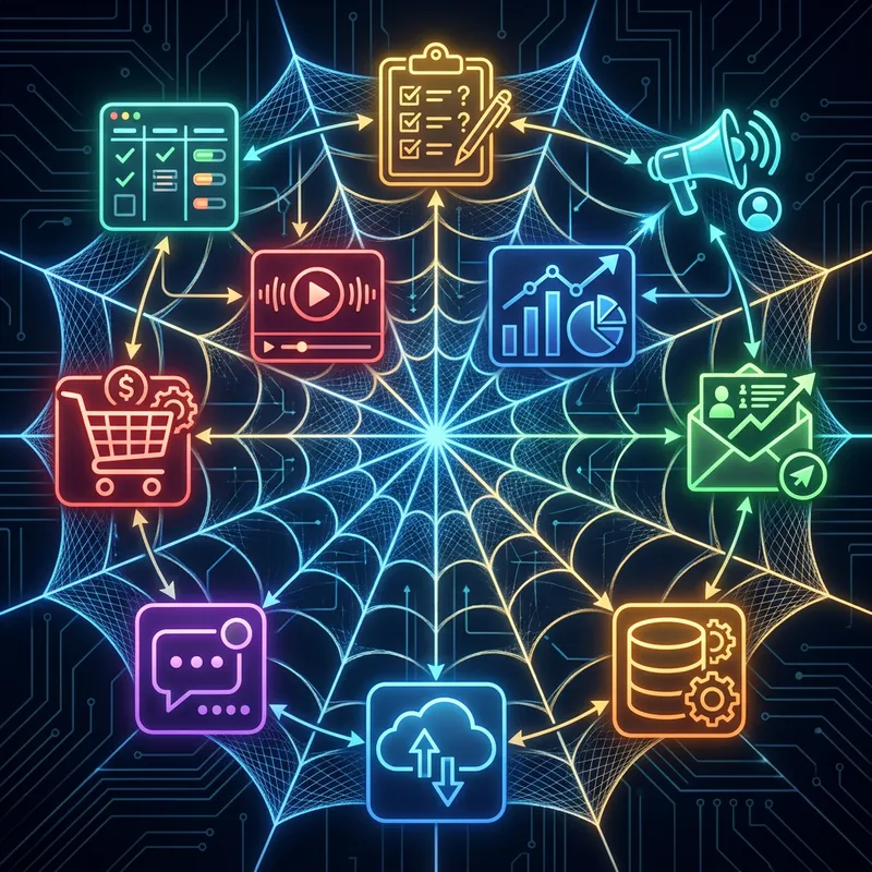 Unique Icons for Application Interconnectivity