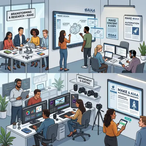 MAKE's Content Creation Process for AIAA