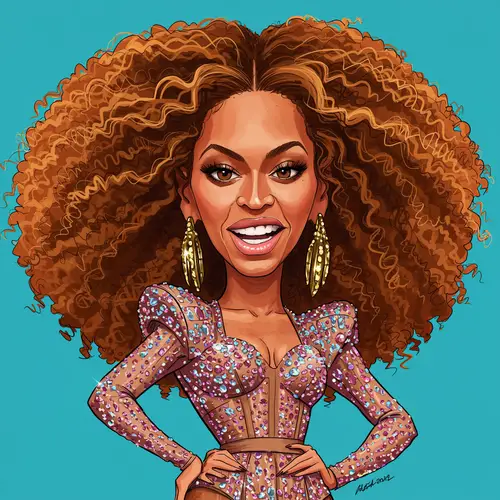Beyoncé Caricature Art Collection