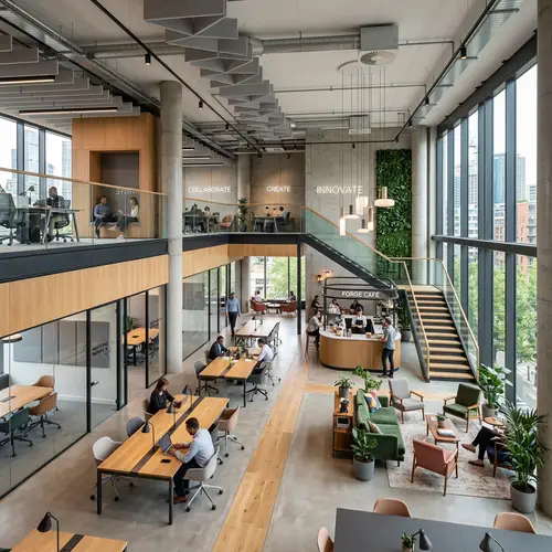 Stunning Contemporary Coworking Space Photography