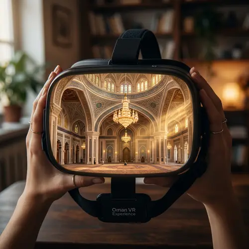 Immersive 3D Tour of Sultan Qaboos Grand Mosque, Oman