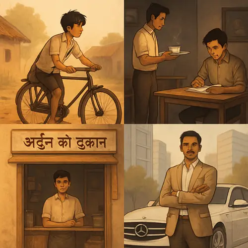 Arjun's Journey: From Struggles to Success