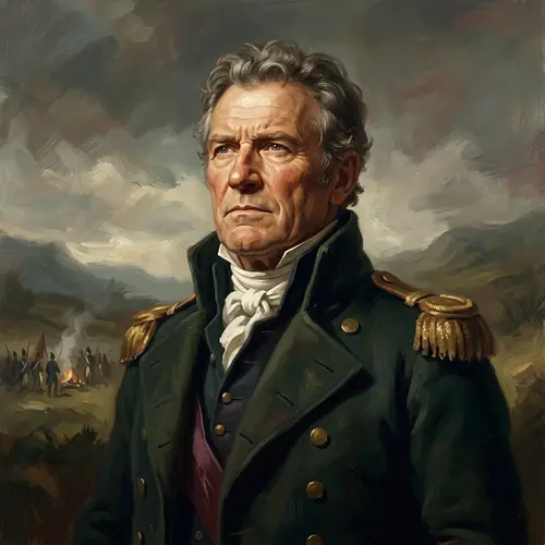 Neoclassical Digital Painting of Historic Figure