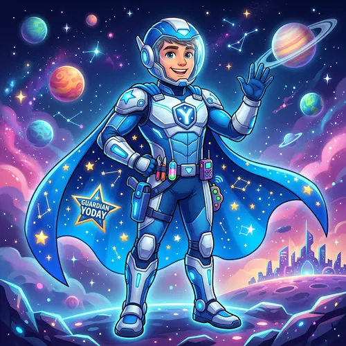Guardian Yoday: The Cosmic Protector Mascot