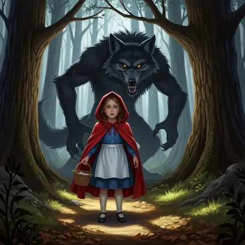 The Little Red Riding Hood and The Big Wolf