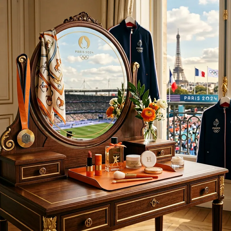 Majestic Vanity with Hermès Beauty Products Majestic Vanity with Hermès Beauty Products