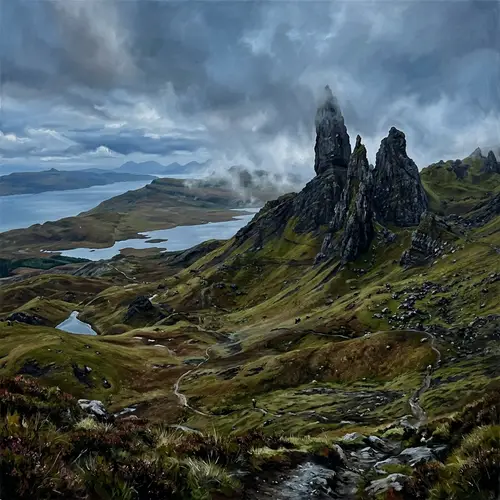 Old Man of Storr - Breathtaking Landscape on Isle of Skye, Scotland