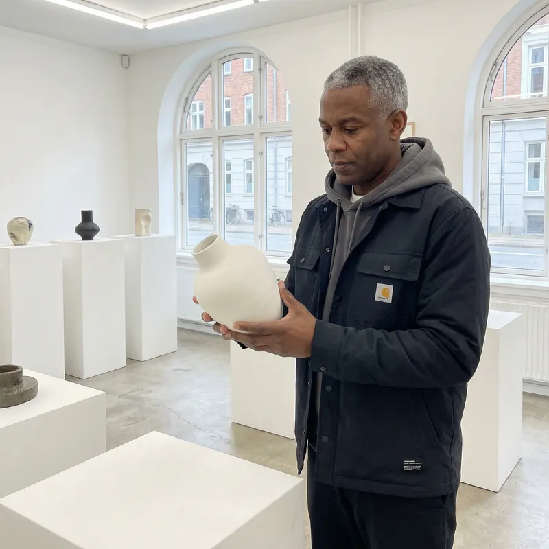 Minimalist Customer Experience in Contemporary Store