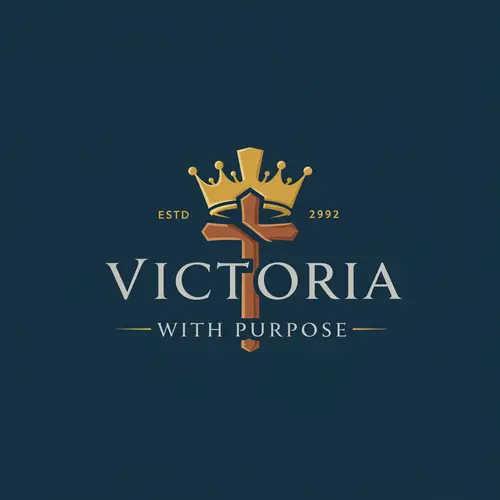 Christian Project Logo: Victoria con Propósito