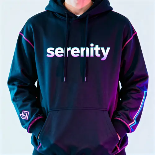 Unique Serenity Hoodie Design