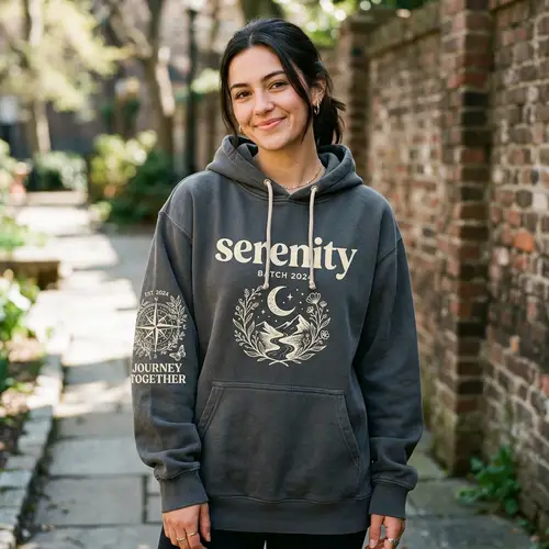 Unique Serenity Hoodie Design