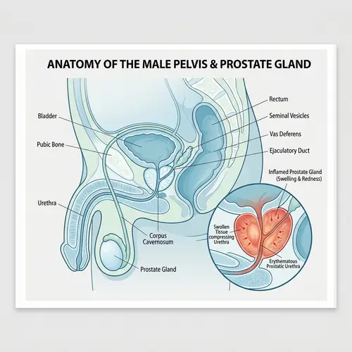 Chronic Prostatitis Anatomy Chart & Insights
