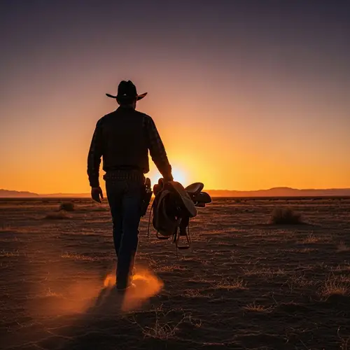 Cowboy Walking: Capturing the Essence of the West