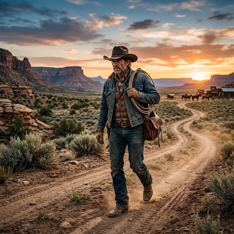 Cowboy Walking: Capturing the Essence of the West