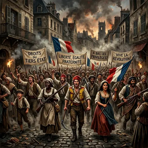 Struggle for Rights of Third Estate: French Revolution
