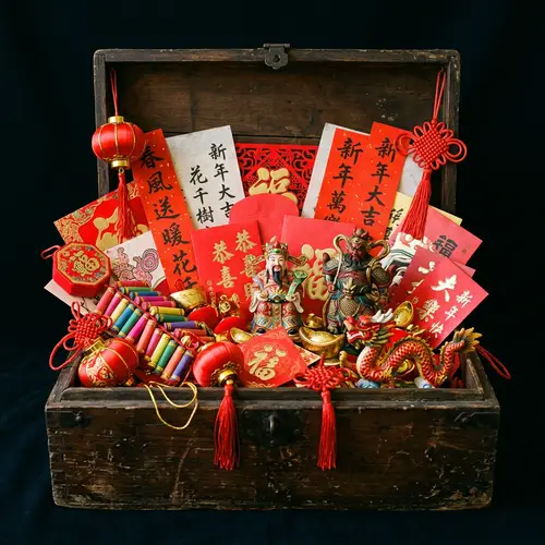 Festive Chinese New Year Items Collection | Red & Gold Decor