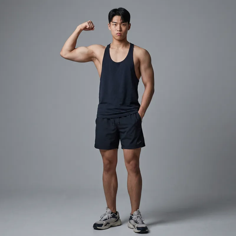 Wei Zhou: 6'4" Korean Chinese Fitness Enthusiast | Muscular Physique & Unwavering Confidence