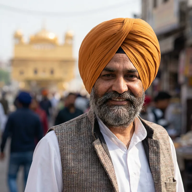 Traditional Punjabi Sikh Turban Styles