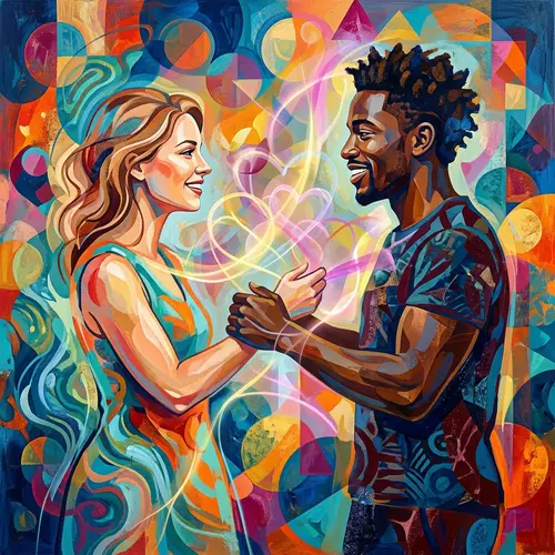 Friendship in Abstract Form: Vibrant Interactions and Shared Emotions