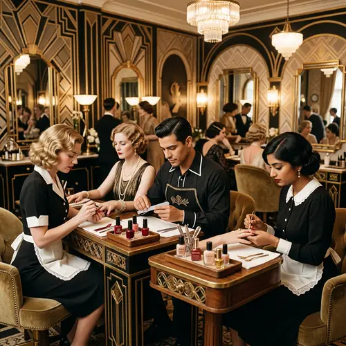Nail Technicians: Vintage Glamour at Its Best