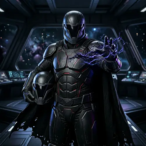 Fictional Sci-fi Villain with Mysterious Force Energy