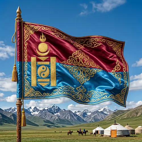 Mongolian Flag - Symbolism and Beauty