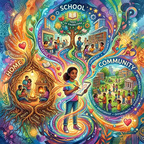 Artistic Expressions of Home, School, and Community Impact