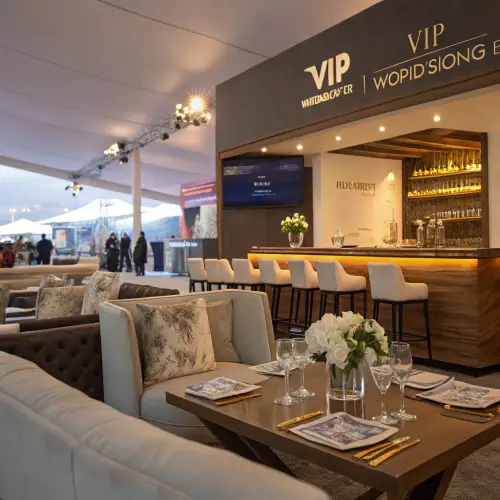 VIP Hospitality Lounge Interior at Ski World Cup