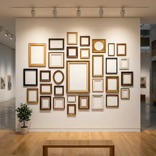 Gallery Style Art Wall Mockup for Inspiring Displays