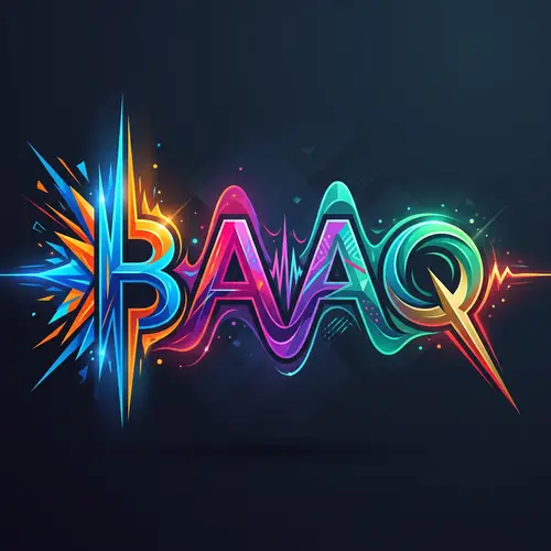 BAAQ Soundwave Art: Abstract Rhythmic Representation