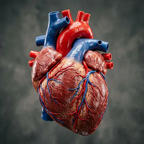 Detailed Realistic Heart Anatomy | Rich Colors & Structure